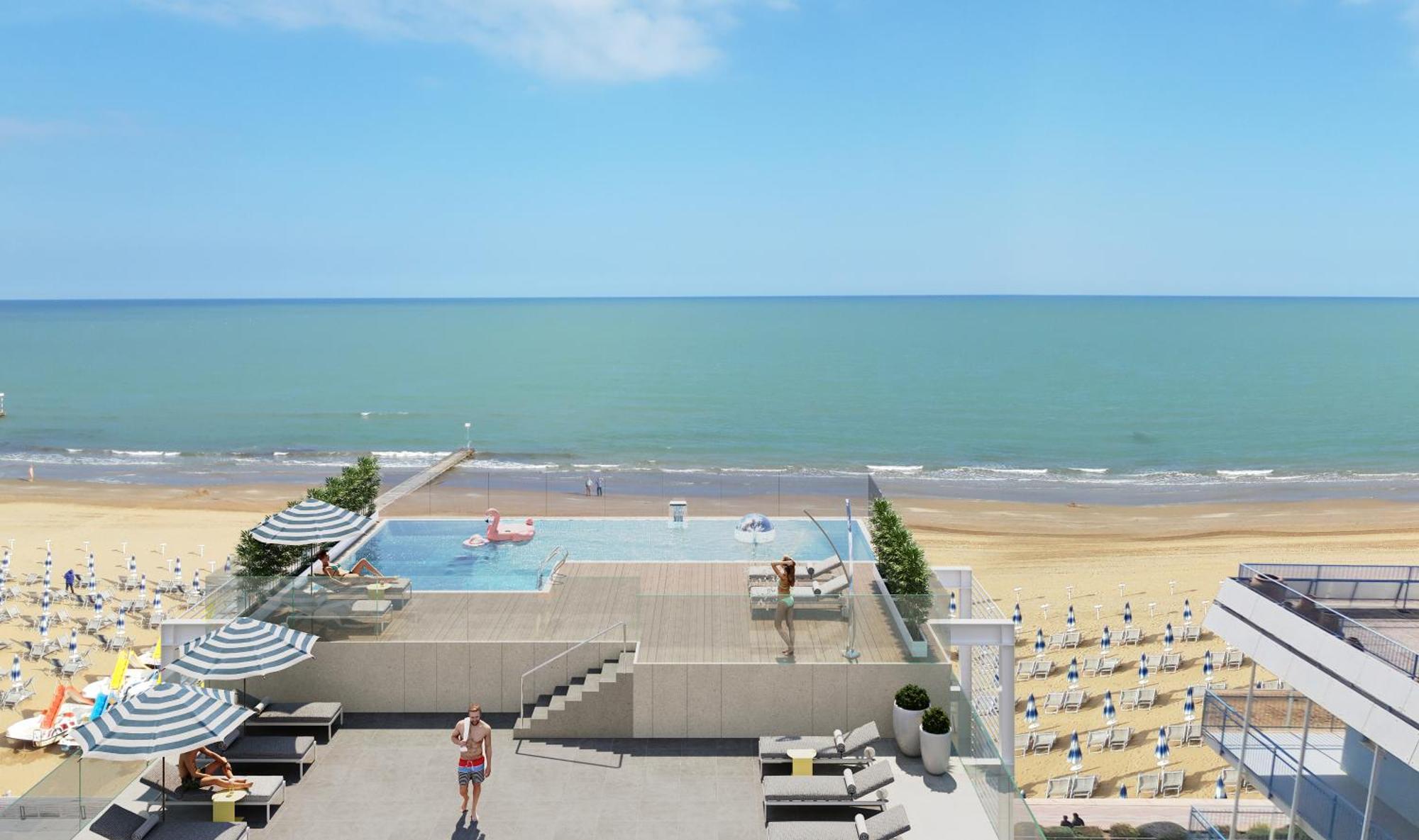 Hotel Victoria Frontemare Lido di Jesolo Esterno foto